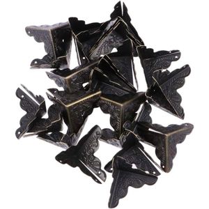 8 Protège-angles En Métal 1x1x1 Pouce – Noir, Renforcez Vos Coins