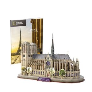 JEU DE COLORIAGE - DESSIN - POCHOIR Puzzle 3D Notre Dame - World Brands - Modèle Natio