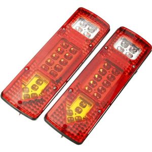 Moligh doll 2 pcs 12 V LED Feu Arriere du Camion Remorque Caravane Van Lampe d/índicateur Lumiere de Frein