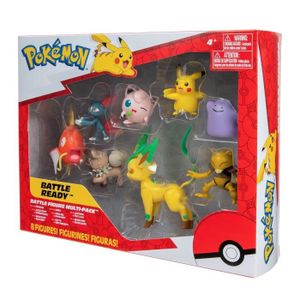 FIGURINE - PERSONNAGE 8 figurines BANDAI - Pokémon - Pikachu, Rondoudou,