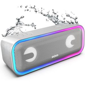 Waterproof Étanche IPX6 Enceintes Bluetooth Portable Stéréo 20 Heures de Lecture DOSS Haut Parleur d'extérieur sans Fil Enceinte 24W Basses Puissantes 