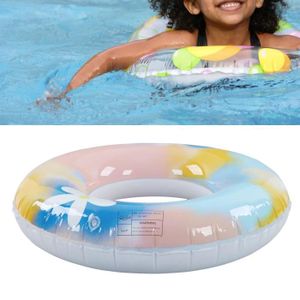 PATAUGEOIRE Anneau de natation gonflable PVC FAFEICY - Coloré fleur motif - Pour piscines, baignoires et plages