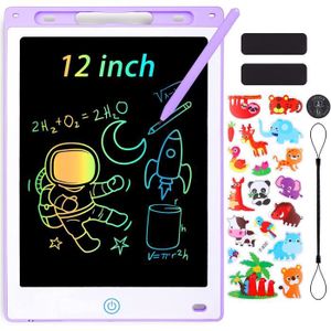 TABLETTE ENFANT Sofore Tablette D'écriture LCD Coloré,12 Pouces Ec