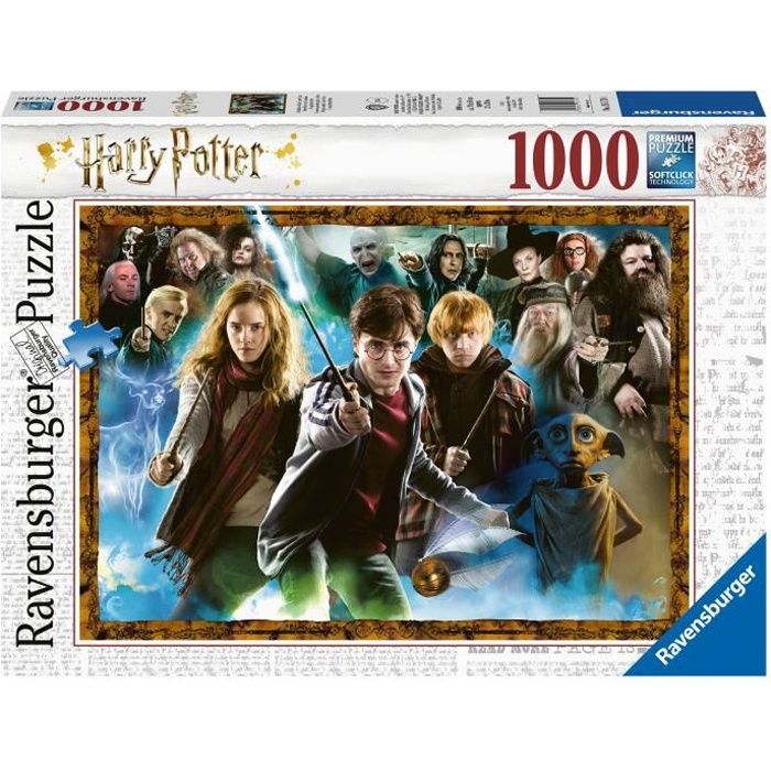 Harry Potter puzzle pour enfants XXL Hogwarts Cartoon (300 pièces)