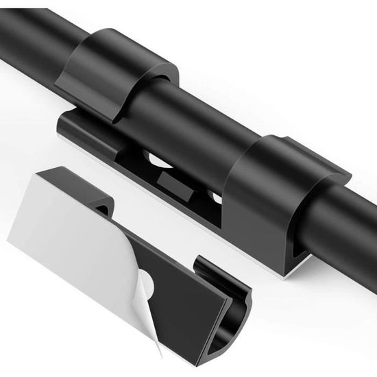 Clips Câbles Adhésifs Rangement De Câbles, R Forme Gestion De Câble