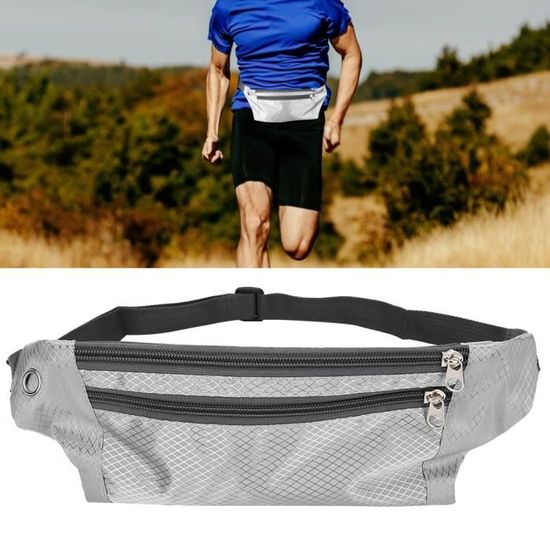 Tbest Sac de course pied Sac de Taille Sport Poche de Ventre de