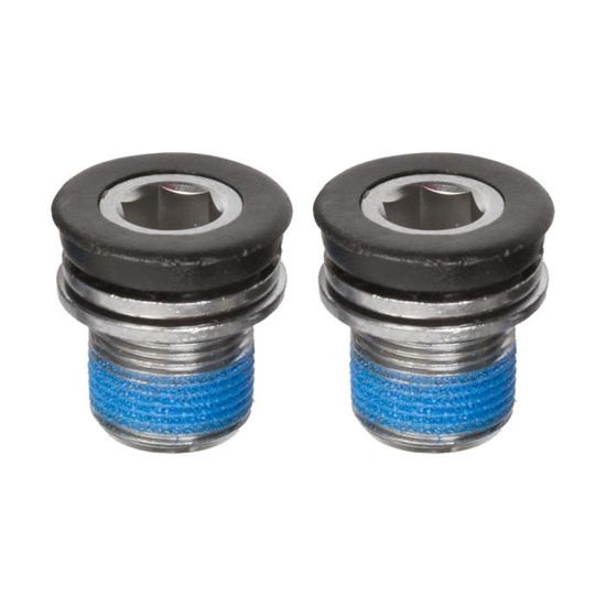 Lot De 2 Vis De Manivelle Pour Vélo électrique Bosch/Brose – ISIS M15 – Fixation Bras De Manivelle – Argenté