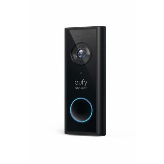 Visiophone vidéo sans fil EUFY - Doorbell seule - 170° de détection - Blanc