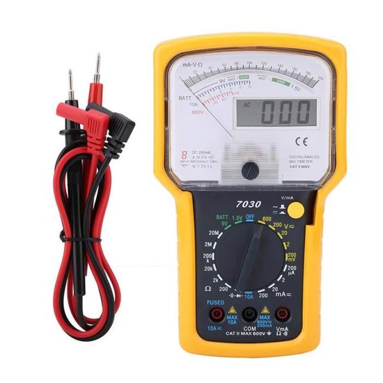 Compte-Tours Numérique LED 110-230V – Haute Précision Avec Capteur Hall, Affichage 4 Chiffres Rouge