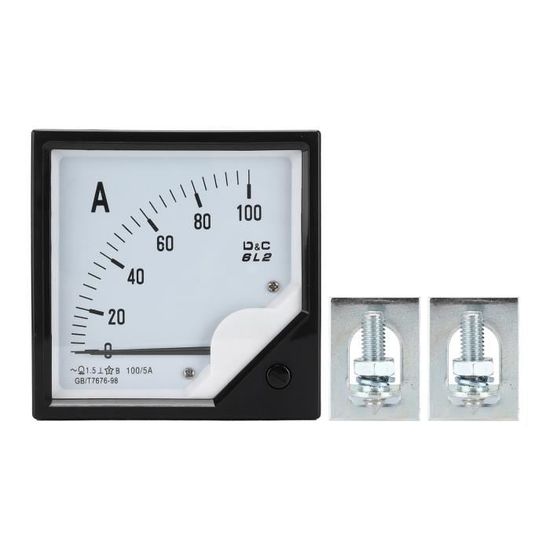 VU Meter Analogique 35 Mm Avec Rétroéclairage LED - Pour Table De Mixage, Ampli Ou Projet DIY Audio