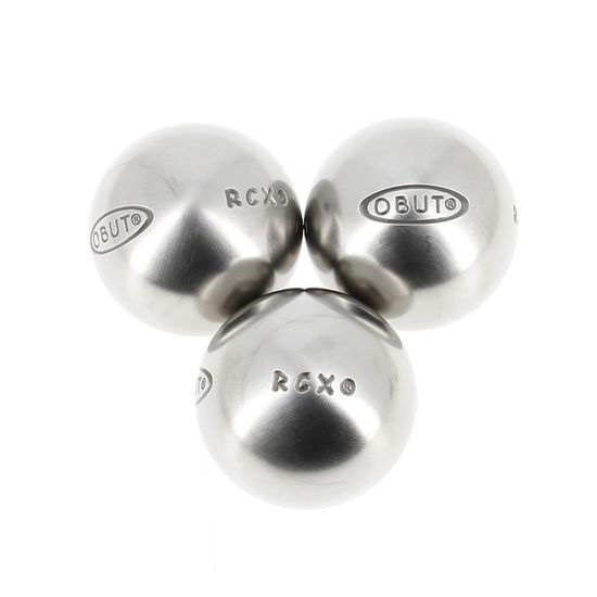 Obut Loisir inox SUN Chevron, jeu de 3 boules21 - Sport Obut Loisir inox SUN Chevron, jeu de 3 boules21 - Sport