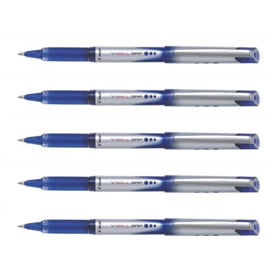 Lot De 3 Stylos Roller Rétractable PILOT V-BALL 7 RT Pointe Moyenne Noir