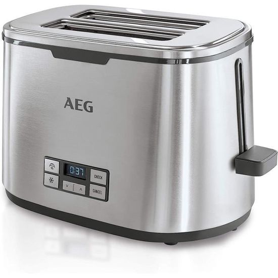 Grille-Pain Automatique 700 W, Toaster Compact Jusqu'À 2 TranchesGrille