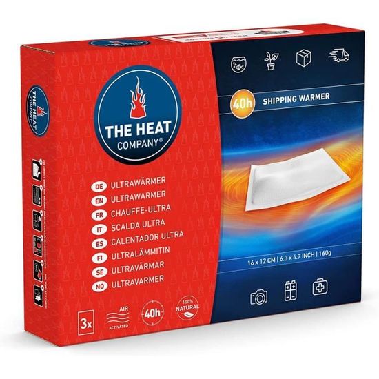 Chauffe-Mains THE HEAT COMPANY - 12h De Chaleur, 30% De Plastique En Moins, Lot De 10-40 Paires