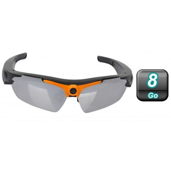 Lunettes Connectées IA Avec Caméra 8MP - Photos 32MP, Vidéo 4K Stabilisée - Traduction Temps Réel, Reconnaissance - Audio Bluetooth