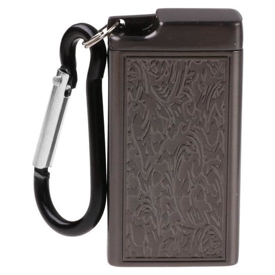Lot De 3 Cendriers Portatifs Miniatures - En Acier Inox, 5x1.7 Cm, étanches, Pour Voyages, Camping, Extérieur