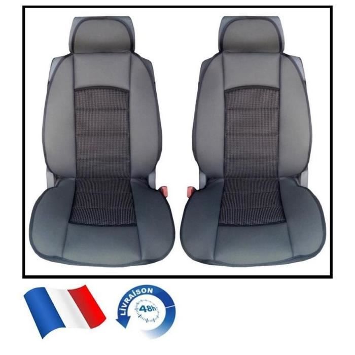 LUXE HOUSSES COUSSIN COUVRE SIEGES NOIR-NOIR POUR