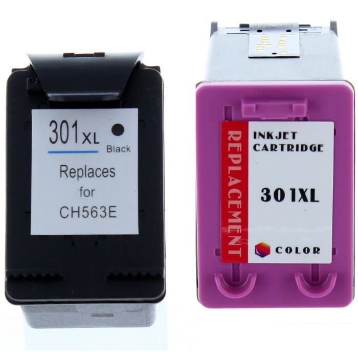 Pack compatible HP 301XL pour HP Envy 4507