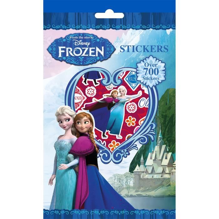 Kit loisirs créatifs coloriages et stickers - La Reine des Neiges - Disney
