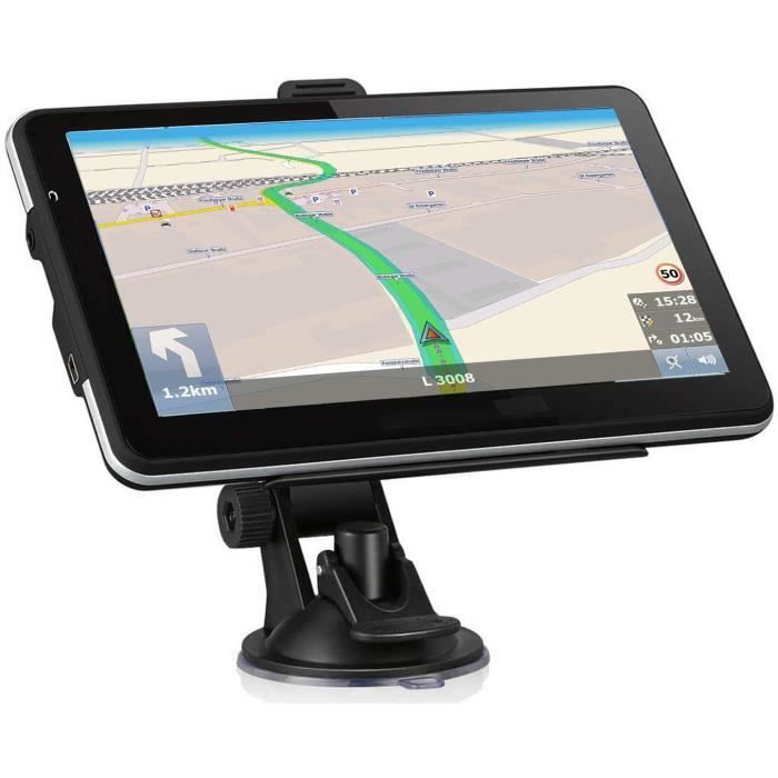 Navigateur 7 Pouses GPS Europe 2020 special Poids Lourds Camion Version Camping Car Truck Cartographie a Vie