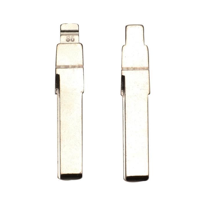 Taille -No.86 clé de voiture, 15 pièces, lame vierge,pour Audi VW Polo Passat B5 Tiguan Golf Santana Bora Seat Skoda HU66