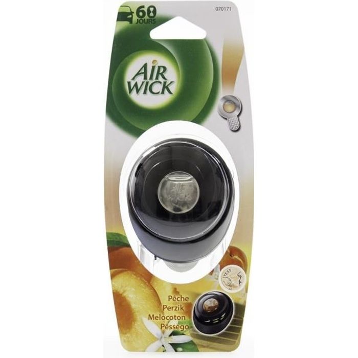 AIR WICK Désodorisant Diffuseur Membrane d'Aérateur Pêche