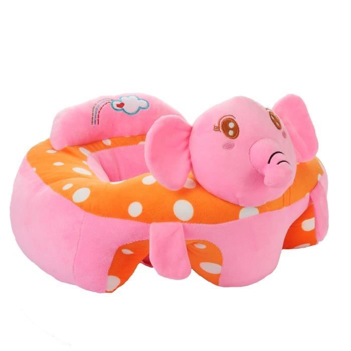 LICH Bébé Siège de Canapé Animal Soutien Apprentissage Enfant Pour S'asseoir Chaise Coussin Oreiller en Peluche Jouets -Eléphant