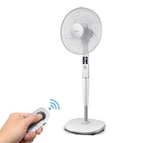 Midea FS40-15AR Ventilateur sur pied 30 W 230 V Blanc 32,5 x 32,5 x 111,1 cm FS40-15AR
