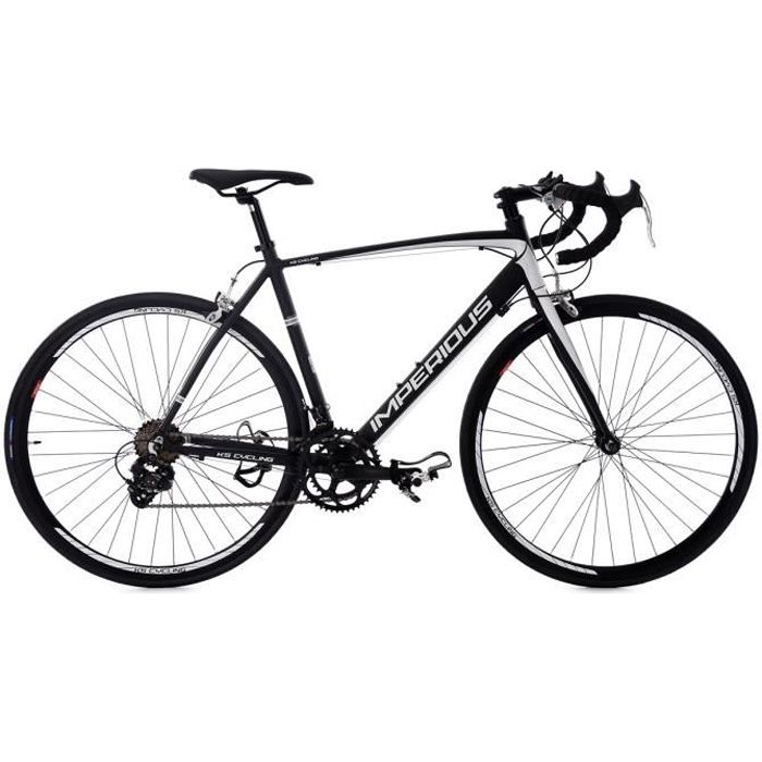 Vélo de course 28'' Imperious Cadre alu 14 vitesses noir-blanc KS Cycling