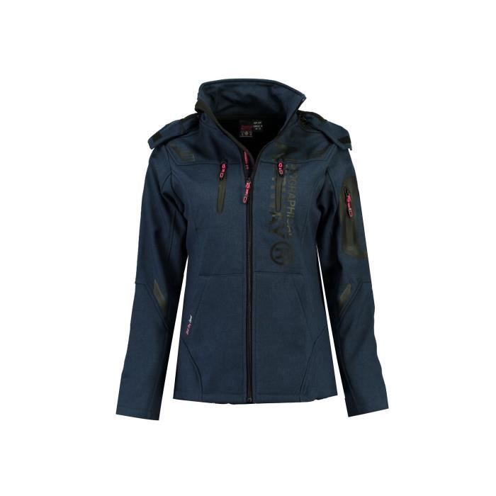 Softshell Femme Geographical Norway Truffe Marine