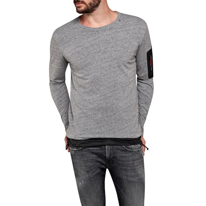 Replay T-Shirt Manches Longues Homme M3061.000.22848-M30