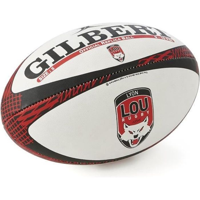 Ballon Gilbert Replica Blason T5 LOU Rugby Officiel Lyon