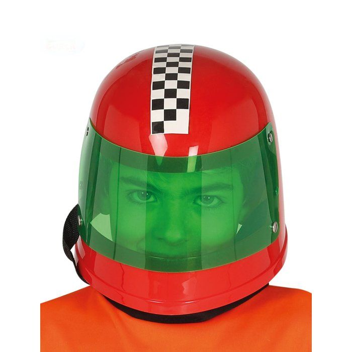 CASQUE PILOTE F1 ROUGE ENFANT