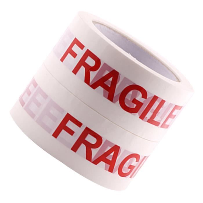 2 rouleaux de fragiles autocollants d'avertissement adhésif arrière panneau signe LAIT - EAU MICELLAIRE - LINIMENT - LINGETTE