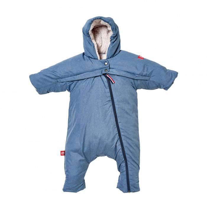 RED CASTLE Combi T-zip - 6-12m Bleu chiné