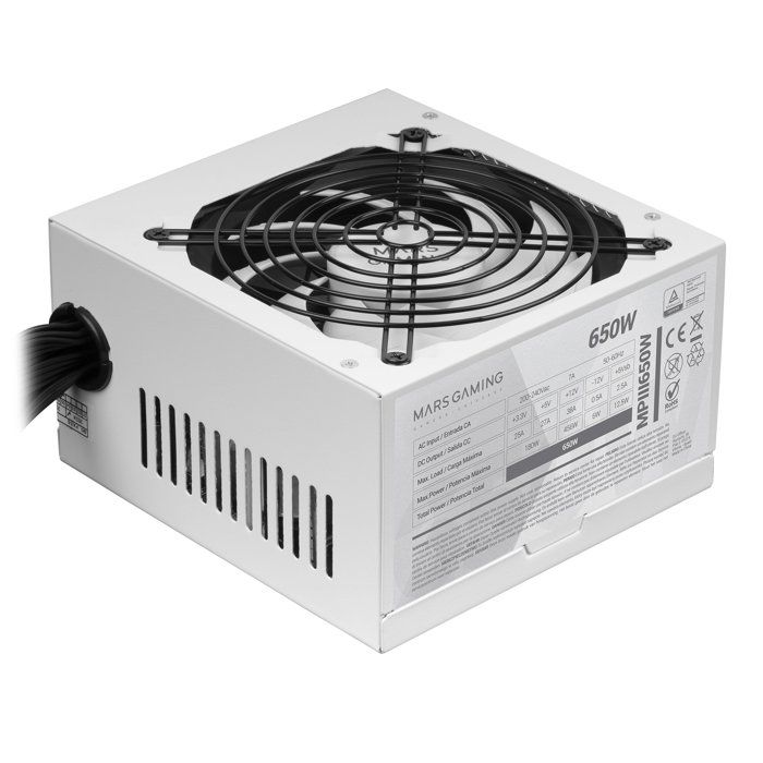 Alimentation Mars Gaming MPIII650 Technologie AI RPM silencieuse Efficacité NUMÉRIQUE APFC 99 Neuf - vue 5