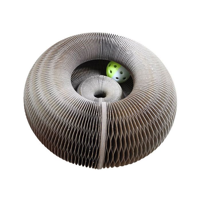 Comparer les prix de Griffoir pour chat, résistant, livré avec une balle-jouet, griffoir ondulé pour chat, griffoir antidérapant pour chat, tapis de jeu