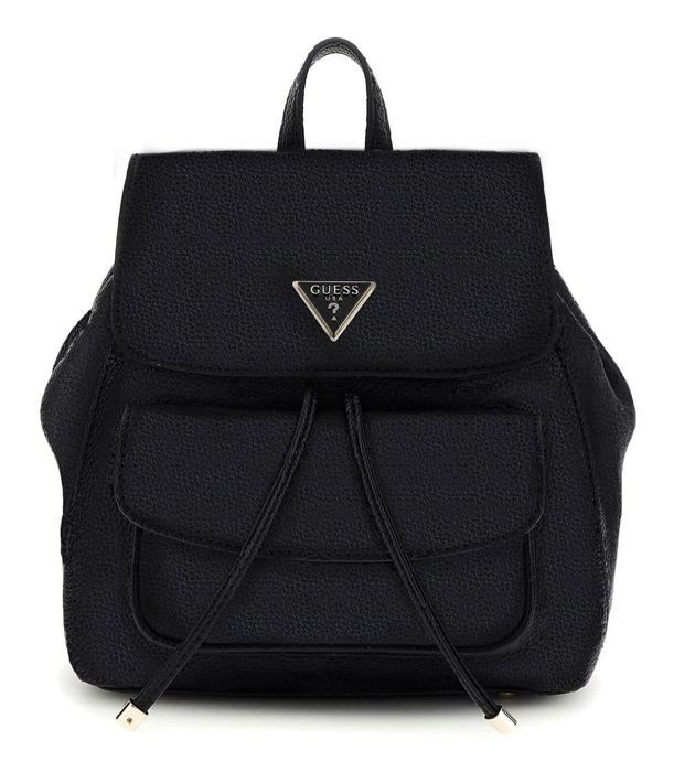Sac à dos GUESS Cresidia Flap Backpack S Noir 100