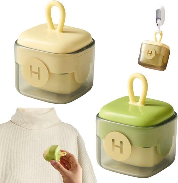 Rouleau à Peluches Lavable Et Réutilisable - 2pcs Pour Poils D'Animaux Et Vêtements | Portable