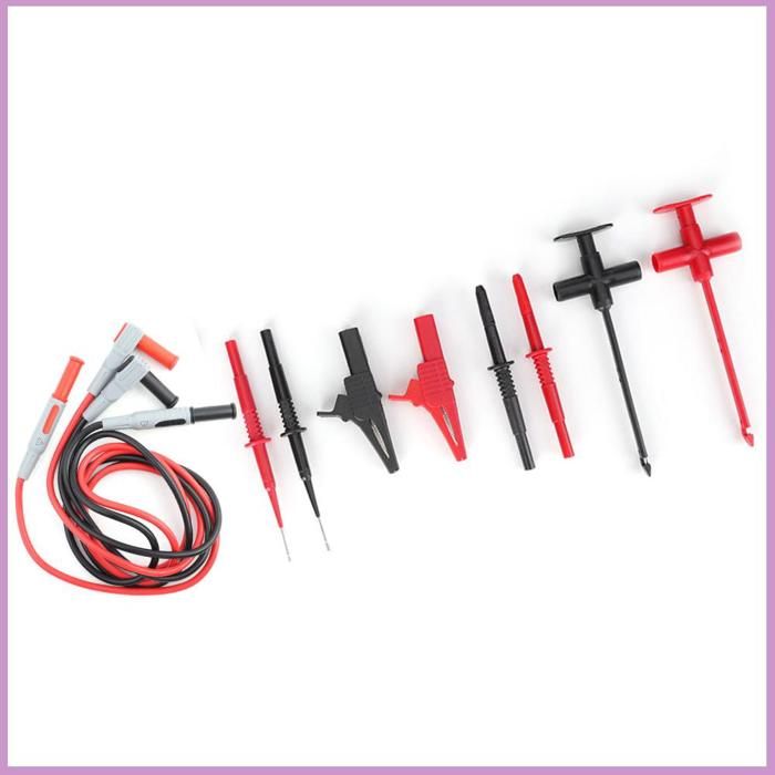 Fils De Test Multimètre, 2 Pièces, Jeu De Pointes De Sondes D