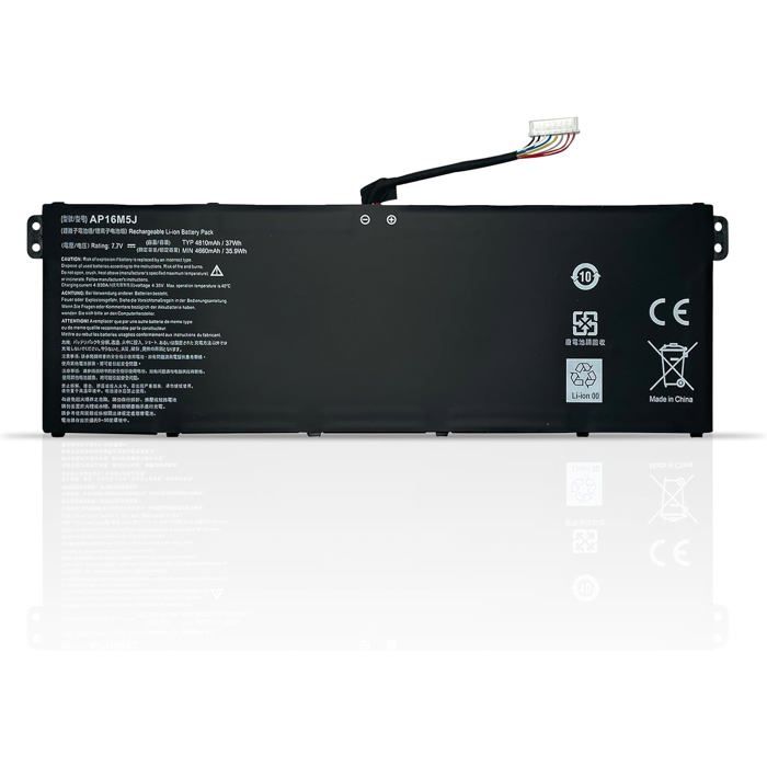 AP16M5J Remplacement de la Batterie dordinateur Portable pour Acer Aspire 1 A114 31 A114 31 C4HH A114 31 C5GM 3 A314 31 A315