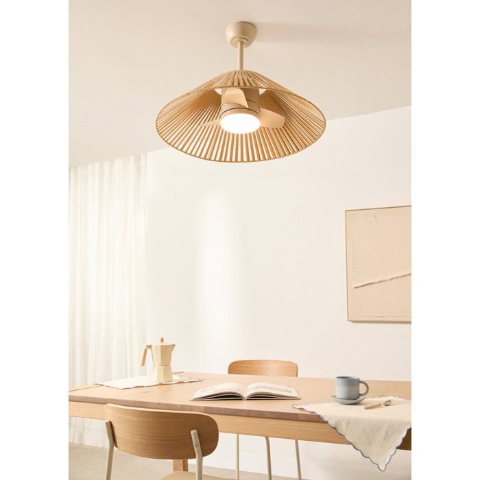 Ventilateur de plafond - Create - Avec lumière - Silencieux - LED - Sable - Create