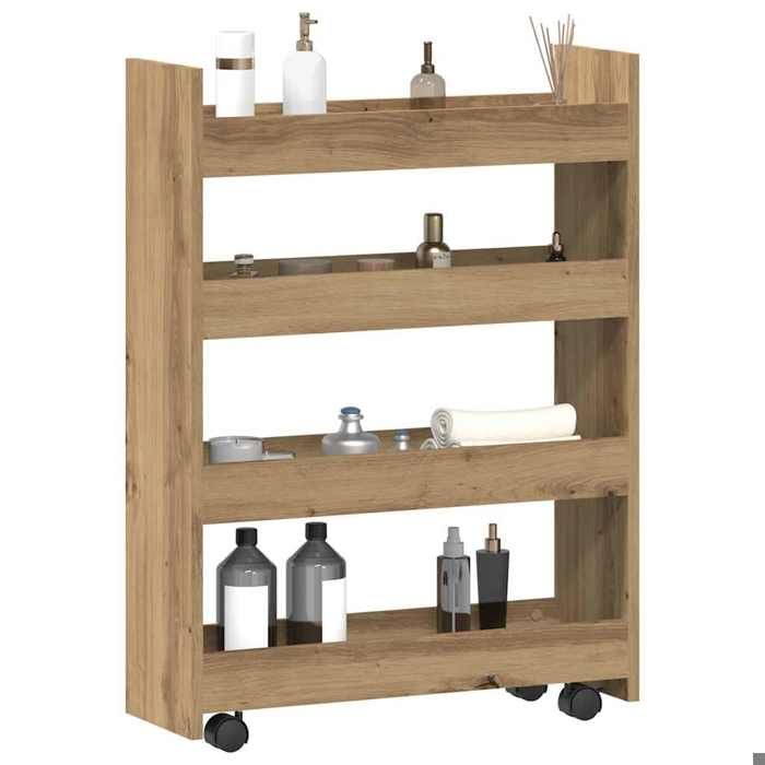GIANTEX Desserte de Cuisine Étroit à Roulettes- 47,5x13x80,5cm- Station GIANTEX Desserte de Cuisine Étroit à Roulettes- 47,5x13x80,5cm- Station
