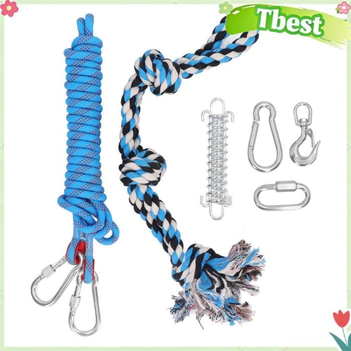 Tbest Jouet de chien de poteau de ressort Jouet pour Chien avec Poteau à Ressort Jouet Interactif en Corde animalerie Tbest Jouet de chien de poteau de ressort Jouet pour Chien avec Poteau à Ressort Jouet Interactif en Corde animalerie