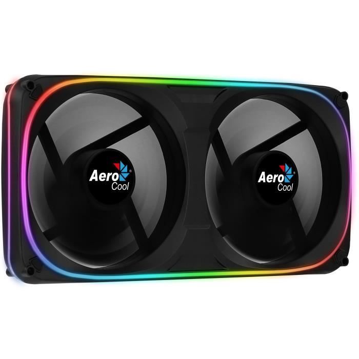Aercool - Astro 24 ARGB (6pins) - 1x240mm avec LED ARGB - Pour boitier PC - Noir