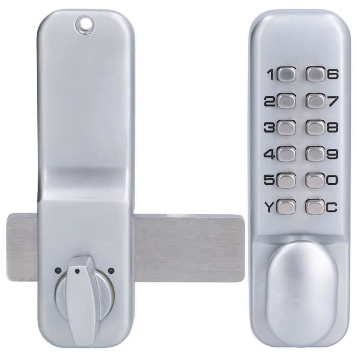 Loquet de portail verrouillable bidirectionnel pour pâturage, clôture