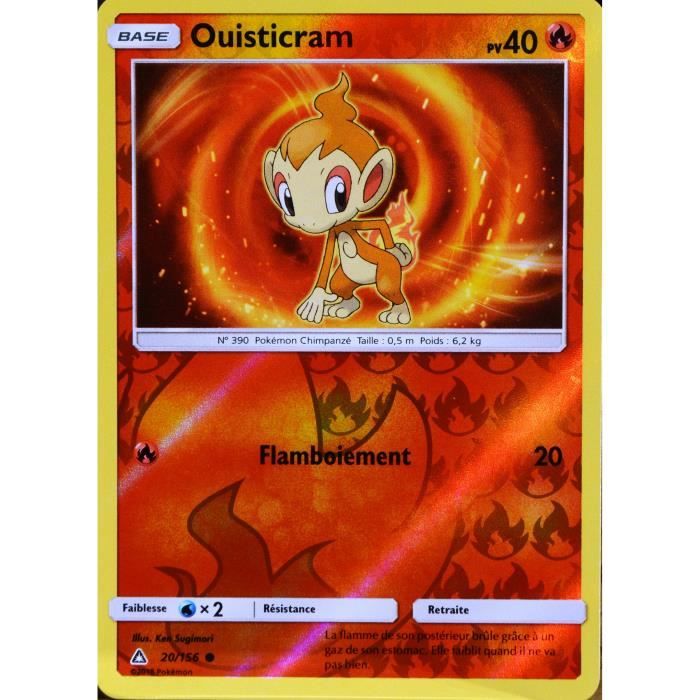 carte Pok/émon 20//156 Ouisticram