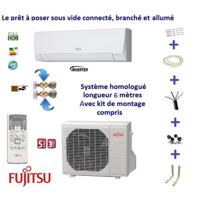 Notice Climatiseur Atlantic Fujitsu Asyg 12 Lmce