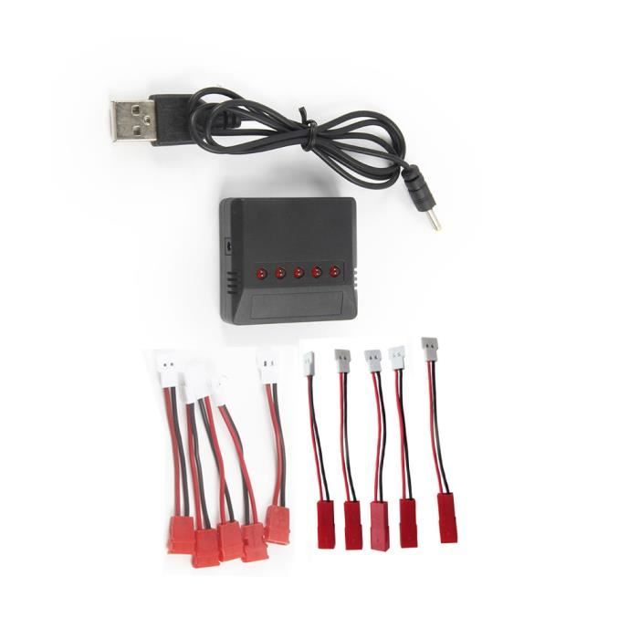 Dilwe Chargeur de batterie Démarreur de batterie DC 12V LED batterie