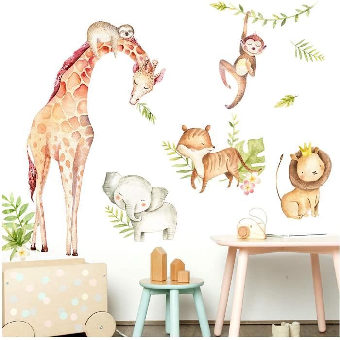 Sticker mural enfant bébé Girafe 052 Sticker mural enfant bébé Girafe 052